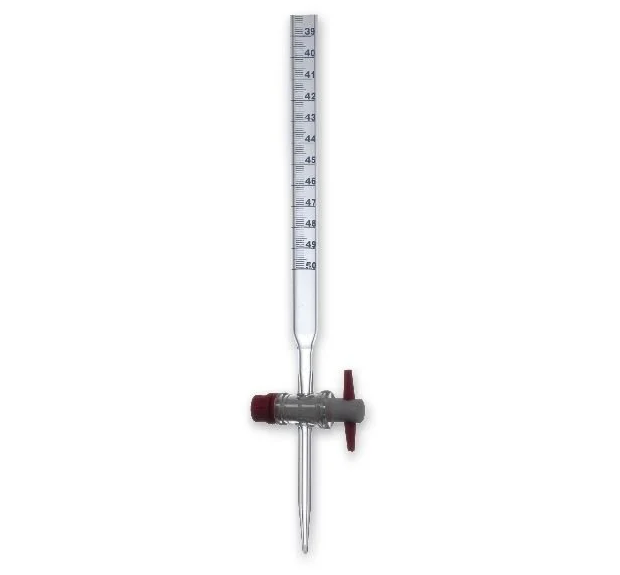 BÜRET DÜZ TEFLON MUSLUKLU 10 ML