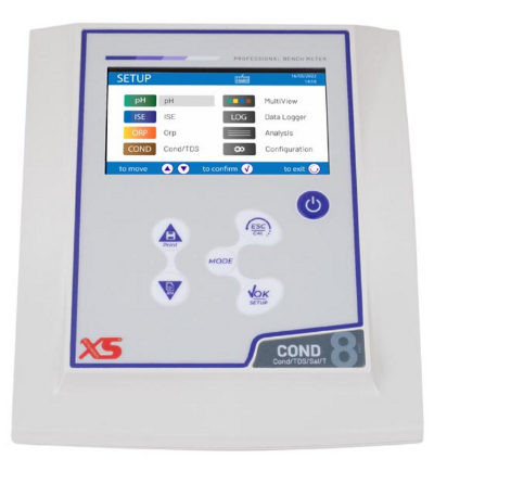 XS Cond 8 PRO Karıştırıcı - Tezgah üstü iletkenlik ölçer - Cell 2301 T