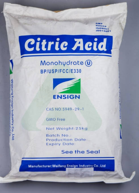 E 330 Sitrik Asit Monohidrat  10KG, 25 KG Ambalaj