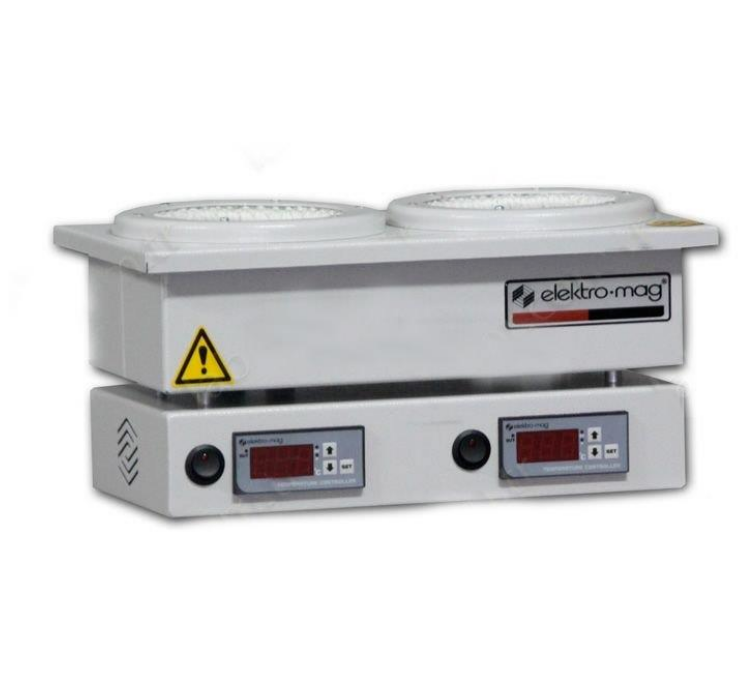 MX 225 - İki göz, 250 ml. balon için, dijital termostat, kontak termometrelİ