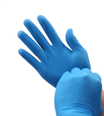 Mavi Nitril Muayene Eldiveni Pudrasız 100LÜK AMBALAJ- LARGE BEDEN