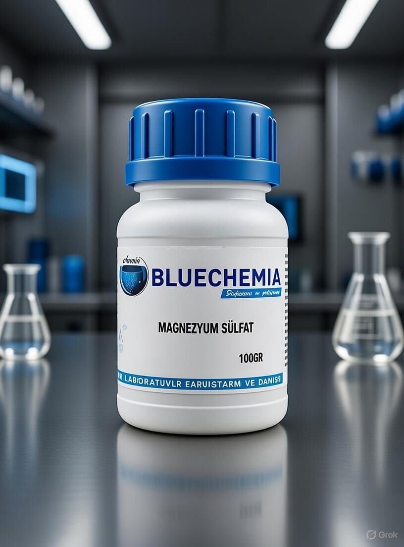 Magnezyum Sülfat heptahidrat: MgSO₄·7H₂O)  - 100 GR