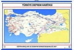 TÜRKİYE DEPREM BÖLGELERİ HARİTASI ( Kaplı ve Çıtal