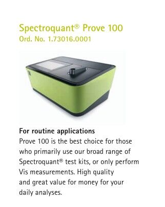 Prove 100 Model Visible Su Atıksu Analiz Spektrofotometresi