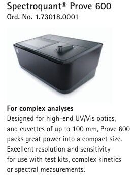 Prove 600 Model Uv Visible Su Atıksu Analiz Spektrofotometresi