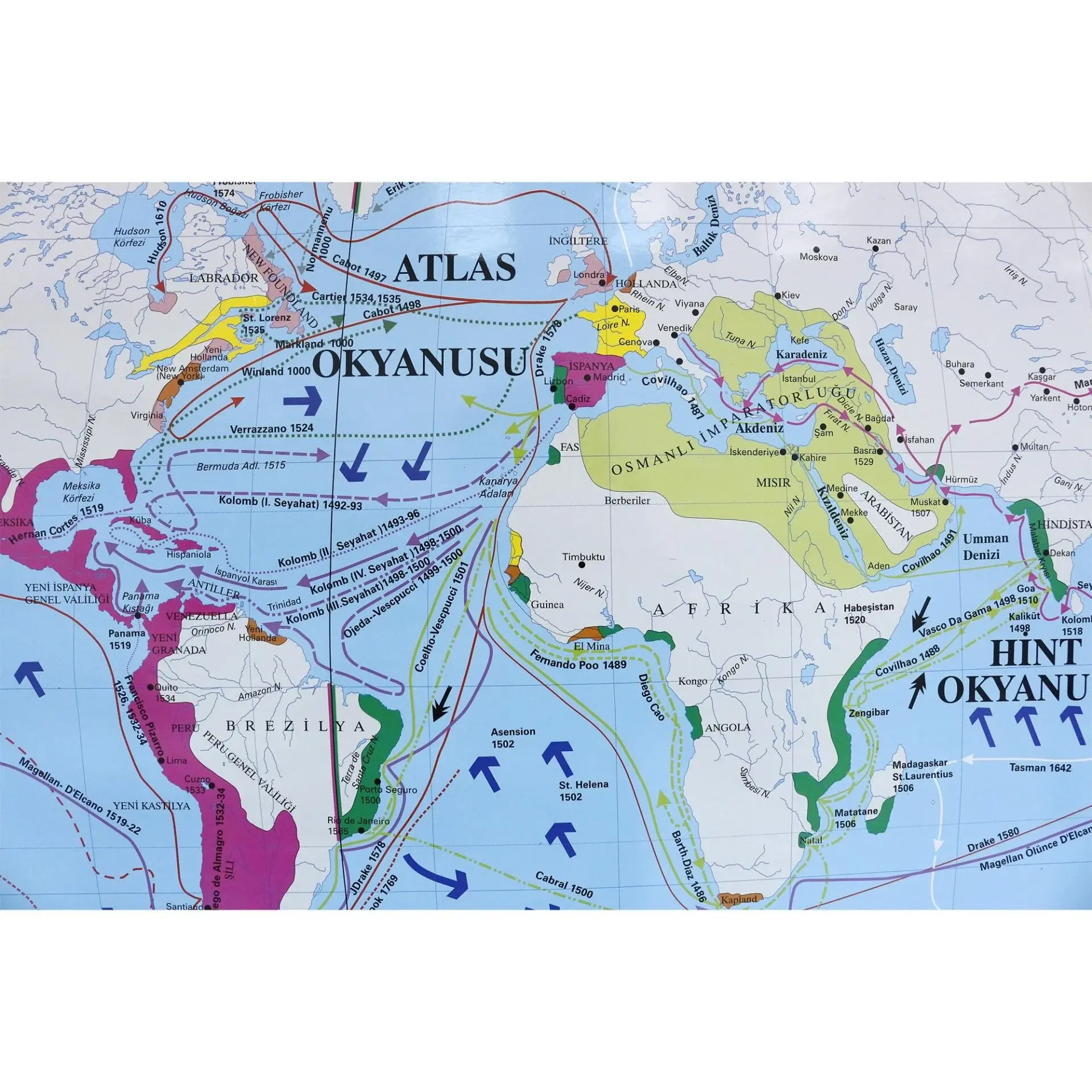 COĞRAFİ KEŞİFLERİ KAPLAMALI