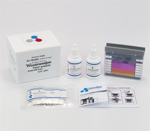 Aluminium Test Kit  Comparato              0,05 - 0,1 - 0,25 - 0,5 - 1,0 - 2,0  ppm