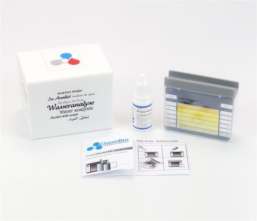 Free Chlorine Test Kit Comparator                 0,1 - 0,3 - 0,5 - 1 - 3 - 5 ppm
