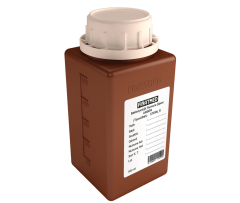 SU NUMUNE ŞİŞESİ / AMBER / TİYÖSÜLFATLI / 500 ML