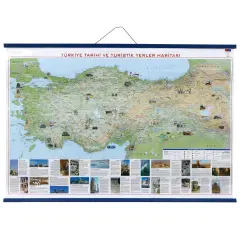 TÜRKİYE TARİHİ VE TURİSTLİK YERLERİ HARİTASI