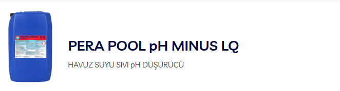 PERAPOOL PH-UP LQ  Suyun PH değerini yükseltmek için sıvı. /30 kg