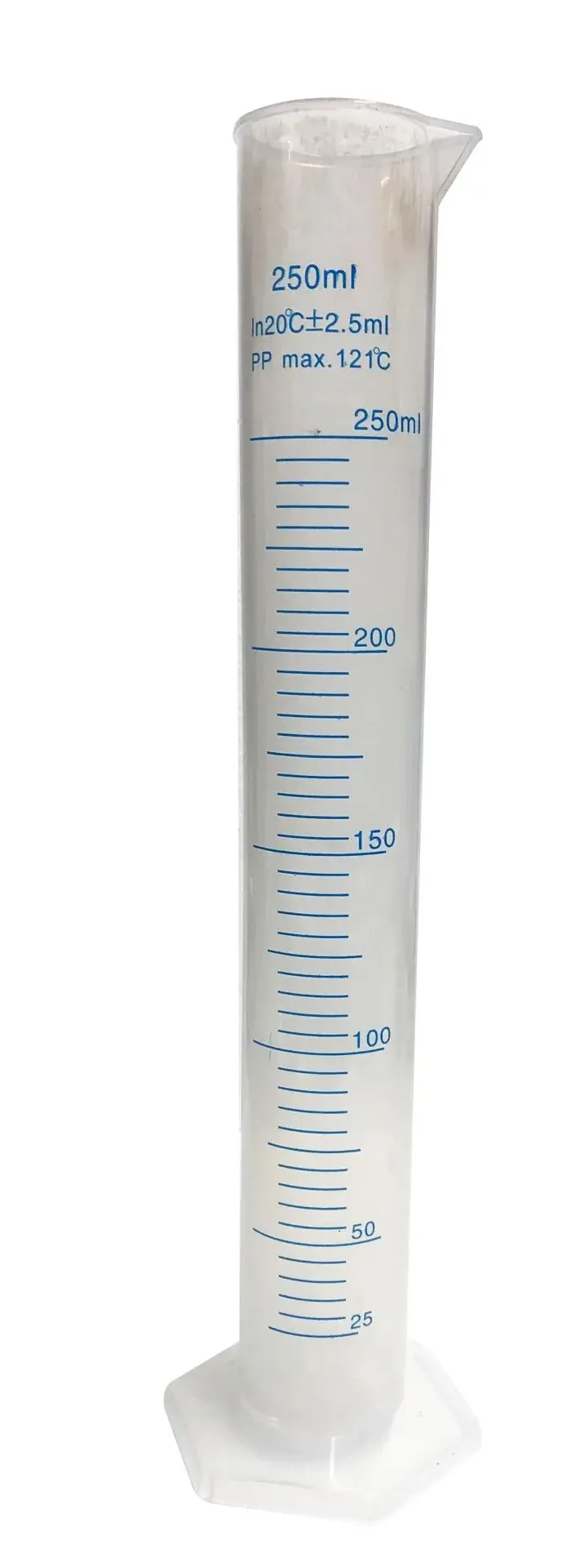 PLASTİK Dereceli Silindir 250ml.