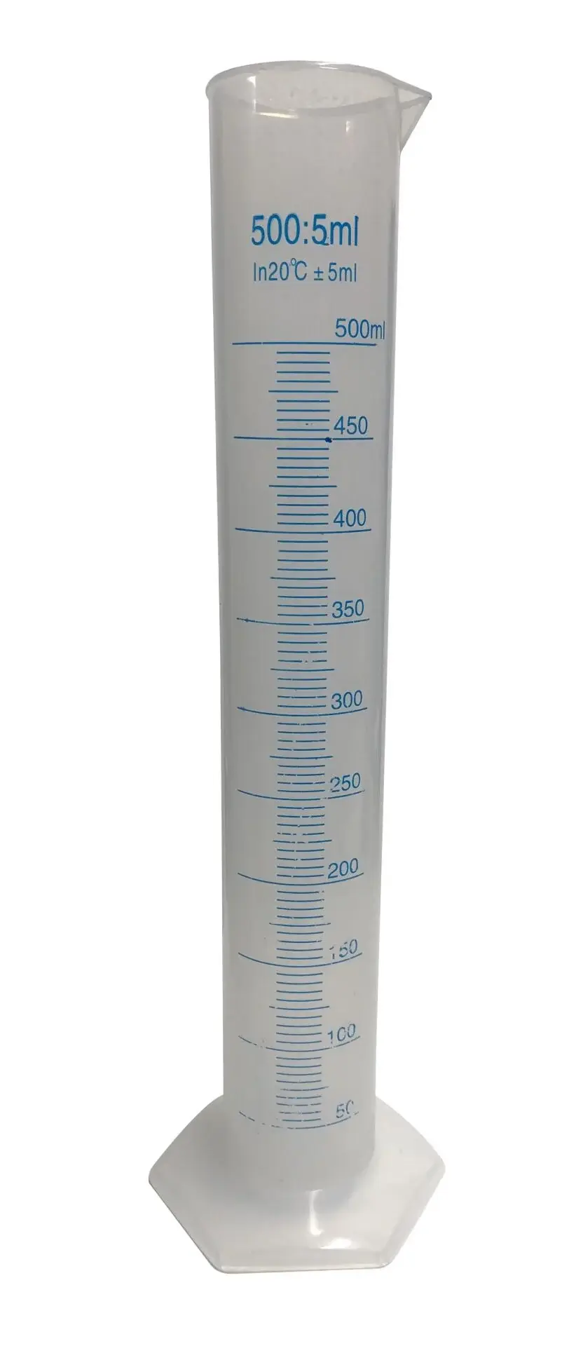PLASTİK Dereceli Silindir 500ml.