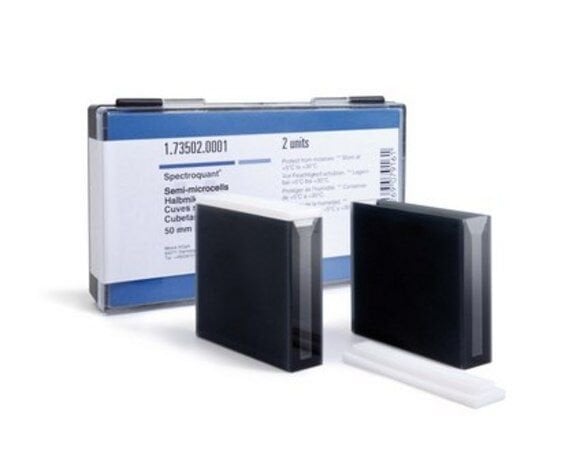 SEMI-MICROCELLS 50 MM / Yarı-Mikroküvet 50 Mm (1 Paket = 2 Parça) Semimicro Küvet