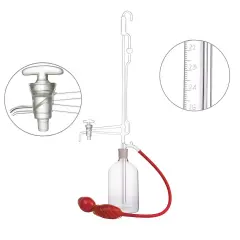 Otomatik Büret 50 ml Cam Musluklu