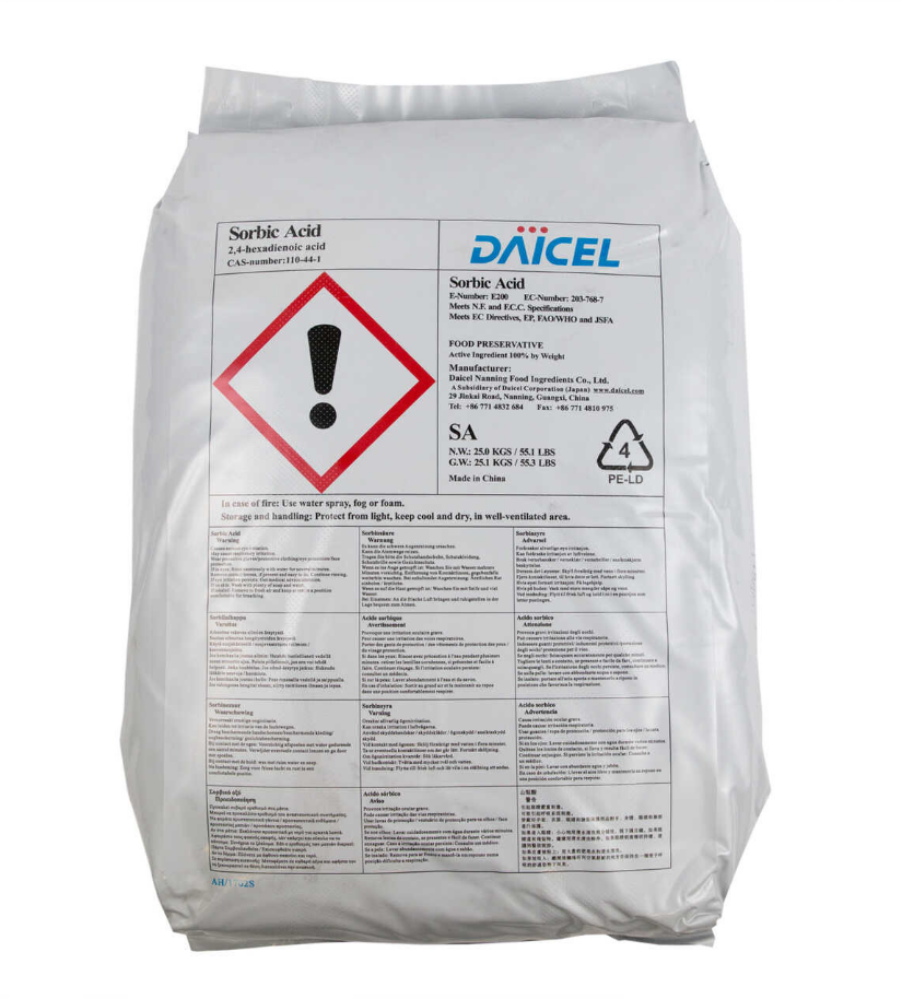 Sorbik Asit / 1kg , 5kg, 25 kg ambalaj