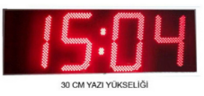 Loyka STN-304 Saat, Nem, Derece-30 cm yazı yüksekliği